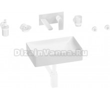 Комплект 8 в 1 Wellsee Pure BY Wellsee 201006300 глянцевый белый, матовый белый, С ВНУТРЕННЕЙ ЧАСТЬЮ