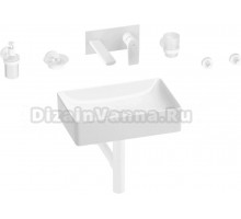 Комплект 8 в 1 Wellsee Pure BY Wellsee 201006315 глянцевый белый, матовый белый, С ВНУТРЕННЕЙ ЧАСТЬЮ