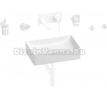 Комплект 8 в 1 Wellsee Pure BY Wellsee 201006335 глянцевый белый, матовый белый, С ВНУТРЕННЕЙ ЧАСТЬЮ