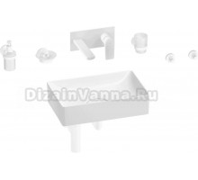 Комплект 8 в 1 Wellsee Pure BY Wellsee 201006345 глянцевый белый, матовый белый, С ВНУТРЕННЕЙ ЧАСТЬЮ