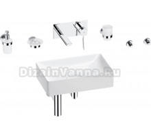 Комплект 8 в 1 Wellsee Pure BY Wellsee 201006346 глянцевый белый, хром, С ВНУТРЕННЕЙ ЧАСТЬЮ