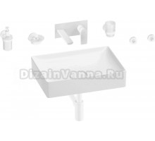 Комплект 8 в 1 Wellsee Pure BY Wellsee 201006365 глянцевый белый, матовый белый, С ВНУТРЕННЕЙ ЧАСТЬЮ