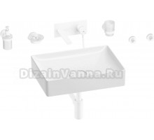 Комплект 8 в 1 Wellsee Pure BY Wellsee 201006370 глянцевый белый, матовый белый, С ВНУТРЕННЕЙ ЧАСТЬЮ