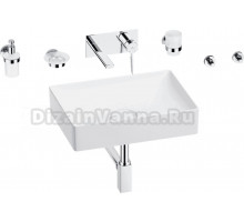 Комплект 8 в 1 Wellsee Pure BY Wellsee 201006386 глянцевый белый, хром, С ВНУТРЕННЕЙ ЧАСТЬЮ