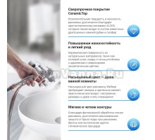 Комплект 8 в 1 Wellsee Pure BY Wellsee 201006406 глянцевый белый, хром, С ВНУТРЕННЕЙ ЧАСТЬЮ