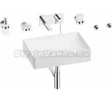 Комплект 8 в 1 Wellsee Pure BY Wellsee 201006426 глянцевый белый, хром, С ВНУТРЕННЕЙ ЧАСТЬЮ