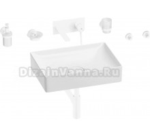 Комплект 8 в 1 Wellsee Pure BY Wellsee 201006430 глянцевый белый, матовый белый, С ВНУТРЕННЕЙ ЧАСТЬЮ