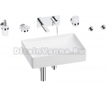 Комплект 8 в 1 Wellsee Pure BY Wellsee 201006446 глянцевый белый, хром, С ВНУТРЕННЕЙ ЧАСТЬЮ