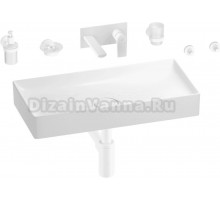 Комплект 8 в 1 Wellsee Pure BY Wellsee 201006465 глянцевый белый, матовый белый, С ВНУТРЕННЕЙ ЧАСТЬЮ