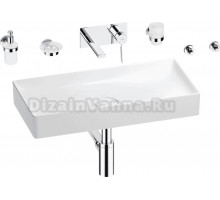 Комплект 8 в 1 Wellsee Pure BY Wellsee 201006466 глянцевый белый, хром, С ВНУТРЕННЕЙ ЧАСТЬЮ