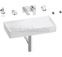 Комплект 8 в 1 Wellsee Pure BY Wellsee 201006501 глянцевый белый, хром, С ВНУТРЕННЕЙ ЧАСТЬЮ