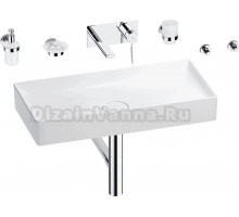 Комплект 8 в 1 Wellsee Pure BY Wellsee 201006506 глянцевый белый, хром, С ВНУТРЕННЕЙ ЧАСТЬЮ