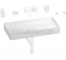 Комплект 8 в 1 Wellsee Pure BY Wellsee 201006510 глянцевый белый, матовый белый, С ВНУТРЕННЕЙ ЧАСТЬЮ