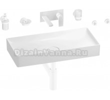 Комплект 8 в 1 Wellsee Pure BY Wellsee 201006525 глянцевый белый, матовый белый, С ВНУТРЕННЕЙ ЧАСТЬЮ