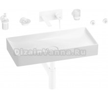 Комплект 8 в 1 Wellsee Pure BY Wellsee 201006530 глянцевый белый, матовый белый, С ВНУТРЕННЕЙ ЧАСТЬЮ