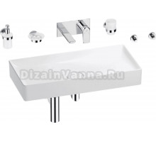 Комплект 8 в 1 Wellsee Pure BY Wellsee 201006541 глянцевый белый, хром, С ВНУТРЕННЕЙ ЧАСТЬЮ