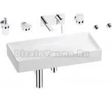 Комплект 8 в 1 Wellsee Pure BY Wellsee 201006546 глянцевый белый, хром, С ВНУТРЕННЕЙ ЧАСТЬЮ