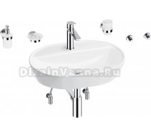 Комплект 9 в 1 Wellsee Calin 201005576 глянцевый белый, хром