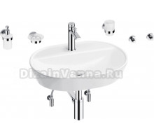 Комплект 9 в 1 Wellsee Calin 201005581 глянцевый белый, хром