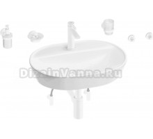 Комплект 9 в 1 Wellsee Calin 201005585 глянцевый белый, матовый белый