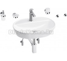 Комплект 9 в 1 Wellsee Calin 201005586 глянцевый белый, хром