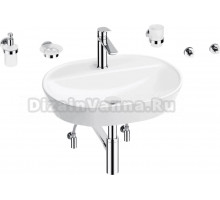 Комплект 9 в 1 Wellsee Calin 201005606 глянцевый белый, хром