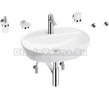 Комплект 9 в 1 Wellsee Calin 201005611 глянцевый белый, хром