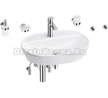 Комплект 9 в 1 Wellsee Calin 201005616 глянцевый белый, хром