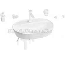 Комплект 9 в 1 Wellsee Calin 201005620 глянцевый белый, матовый белый