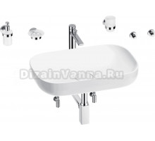 Комплект 9 в 1 Wellsee Croquis 201005651 глянцевый белый, хром