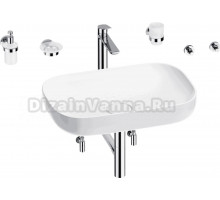 Комплект 9 в 1 Wellsee Croquis 201005666 глянцевый белый, хром