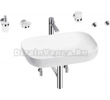 Комплект 9 в 1 Wellsee Croquis 201005671 глянцевый белый, хром