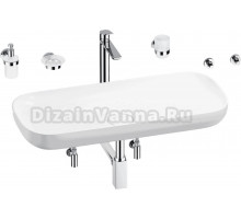 Комплект 9 в 1 Wellsee Croquis 201005746 глянцевый белый, хром