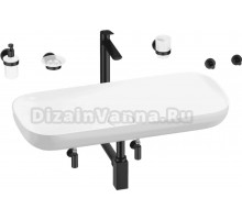 Комплект 9 в 1 Wellsee Croquis 201005747 глянцевый белый, матовый черный