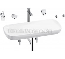 Комплект 9 в 1 Wellsee Croquis 201005766 глянцевый белый, хром