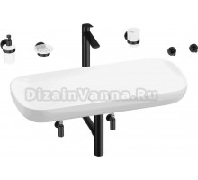 Комплект 9 в 1 Wellsee Croquis 201005767 глянцевый белый, матовый черный