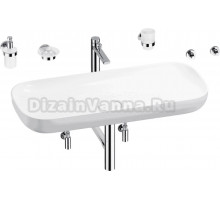 Комплект 9 в 1 Wellsee Croquis 201005771 глянцевый белый, хром