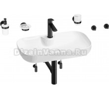 Комплект 9 в 1 Wellsee Croquis 2.0 201005847 глянцевый белый, матовый черный