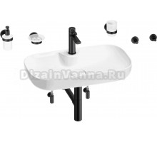 Комплект 9 в 1 Wellsee Croquis 2.0 201005852 глянцевый белый, матовый черный