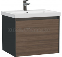 Мебель для ванной комнаты Cersanit Grande 60 черный орех