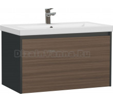 Мебель для ванной комнаты Cersanit Grande 80 черный орех