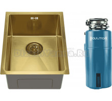 Комплект Мойка Melana D5138HG + Измельчитель Paulmark Intenso I-800