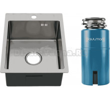 Комплект Мойка Melana R4050H + Измельчитель Paulmark Intenso I-500