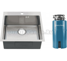 Комплект Мойка Melana R5050H + Измельчитель Paulmark Intenso I-500