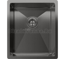 Мойка кухонная Rivelato Rinox 3844 UN PVD black