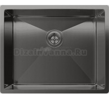 Мойка кухонная Rivelato Rinox 5444 UN PVD black