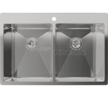 Мойка кухонная Rivelato Rinox 7450 2В нержавеющая сталь