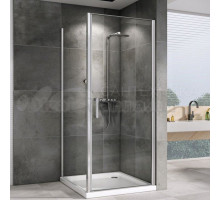 Душевой уголок Abber Sonnenstrand AG04100-S75 100x75, профиль хром, стекло прозрачное