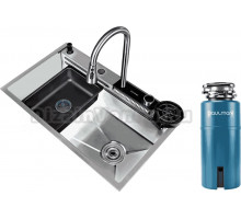 Комплект Профсан PSM-9944ST нержавеющая сталь + Измельчитель Paulmark Intenso