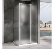 Душевой уголок Abber Sonnenstrand AG04110MS-S85M 110x85, профиль хром, стекло матовое